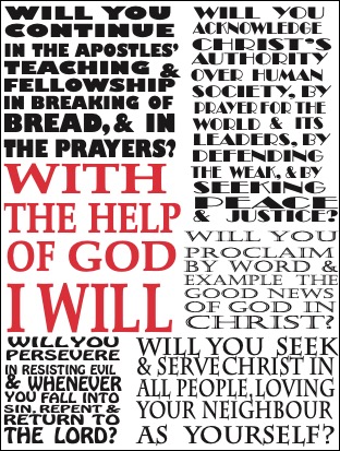 with the help of god